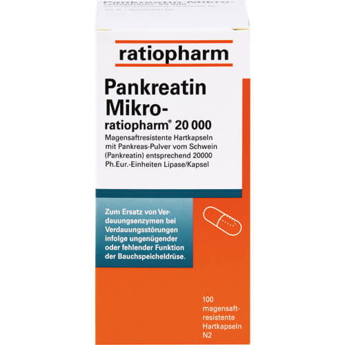 PANKREATIN Mikro-ratio.20.000 magensaftr.Hartkaps.