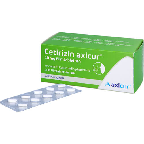 CETIRIZIN axicur 10 mg Filmtabletten