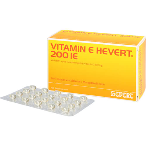 VITAMIN E HEVERT 200 I.E. Weichkapseln