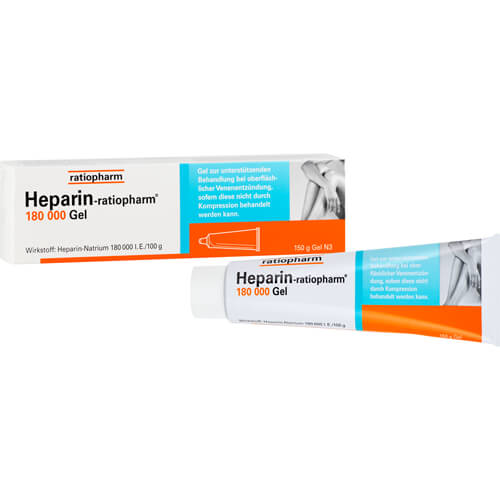 HEPARIN-RATIOPHARM 180.000 I.E. Gel
