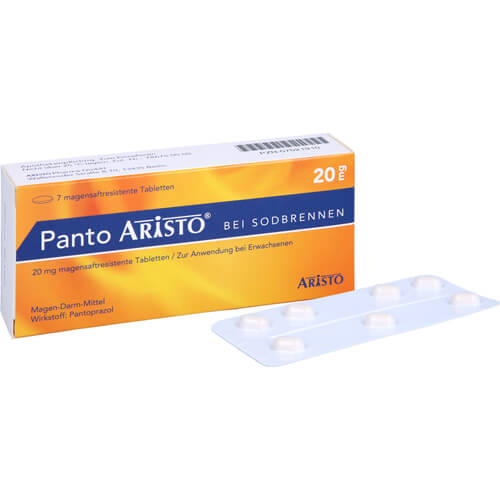 PANTO Aristo bei Sodbrennen 20 mg magensaftr.Tabl.
