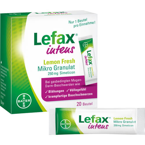 LEFAX intens Lemon Fresh Mikro Granul.250 mg Sim.
