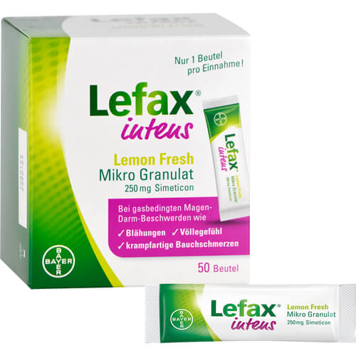 LEFAX intens Lemon Fresh Mikro Granul.250 mg Sim.