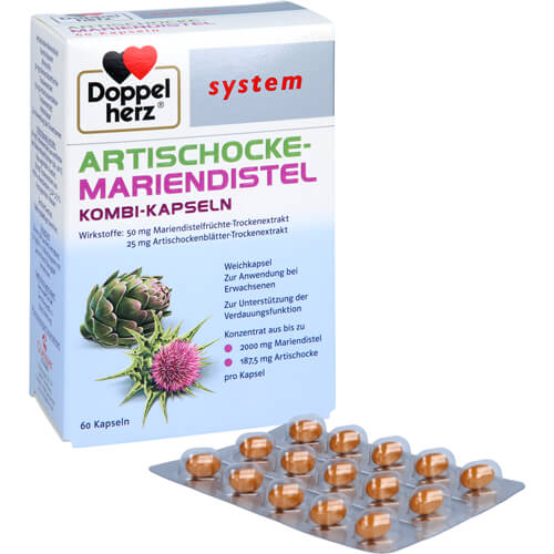 DOPPELHERZ Artischocke-Mariendistel system Weichk.