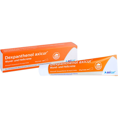 DEXPANTHENOL axicur Wund- und Heilcreme 50 mg/g