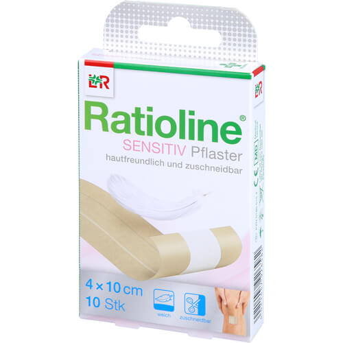 RATIOLINE sensitive Wundschnellverband 4 cmx1 m