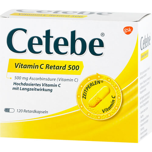 CETEBE Vitamin C Retardkapseln 500 mg