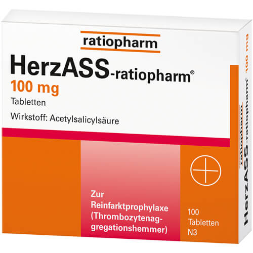 HERZASS-ratiopharm 100 mg Tabletten