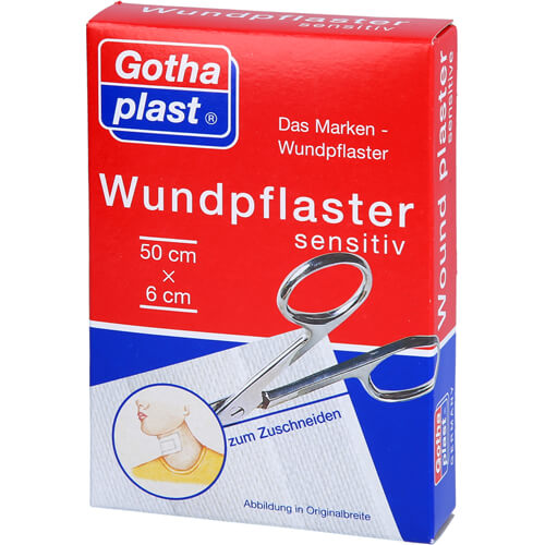 GOTHAPLAST Wundpfl.sensitiv 6 cmx0,5 m geschnitten