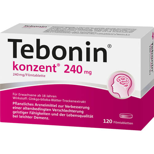 TEBONIN konzent 240 mg Filmtabletten