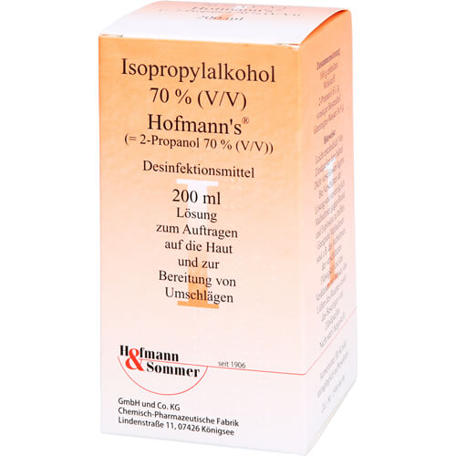 ISOPROPYLALKOHOL 70% V/V Hofmann's
