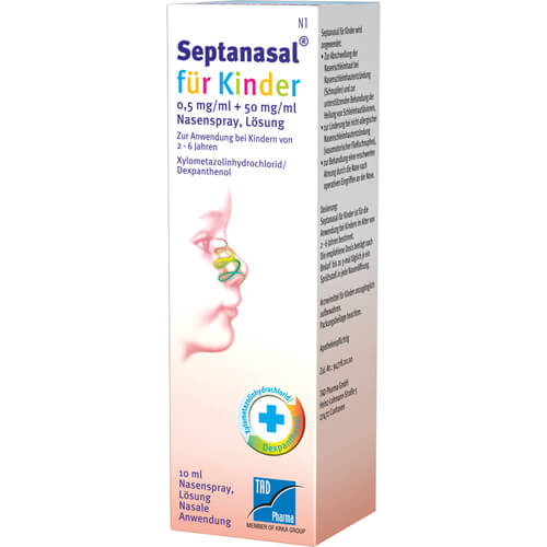 SEPTANASAL für Kinder 0,5 mg/ml + 50 mg/ml Nasens.