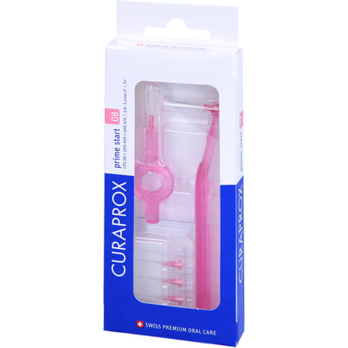 CURAPROX Interdental Set CPS 08 mm pink 5+2 St