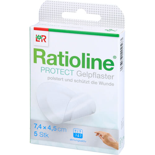 RATIOLINE protect Gelpflaster 4,5x7,4 cm