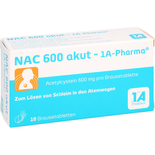 NAC 600 akut-1A Pharma Brausetabletten