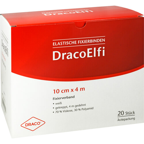 DRACOELFI elast.Fixierbinde 10 cmx4 m gekreppt