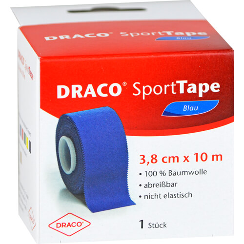 DRACO TAPEVERBAND 3,8 cmx10 m blau