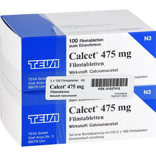 CALCET 475 mg Filmtabletten