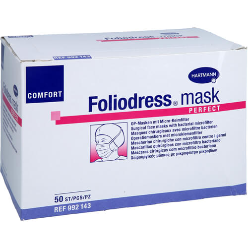 FOLIODRESS mask Comfort perfect OP-Maske grün