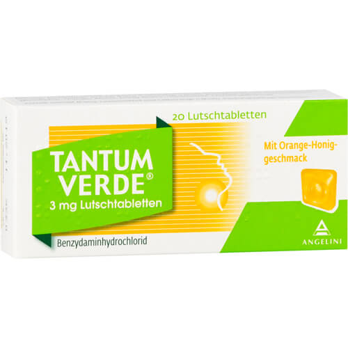 TANTUM VERDE 3 mg Lutschtabl.m.Orange-Honiggeschm.