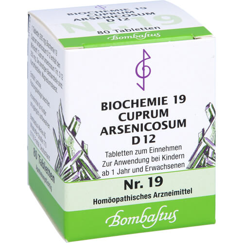 BIOCHEMIE 19 Cuprum arsenicosum D 12 Tabletten