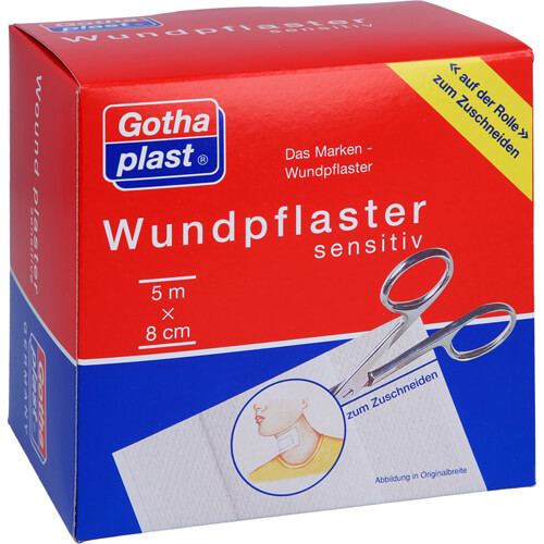 GOTHAPLAST Wundpfl.sensitiv 8 cmx5 m