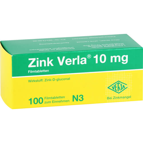 ZINK VERLA 10 mg Filmtabletten