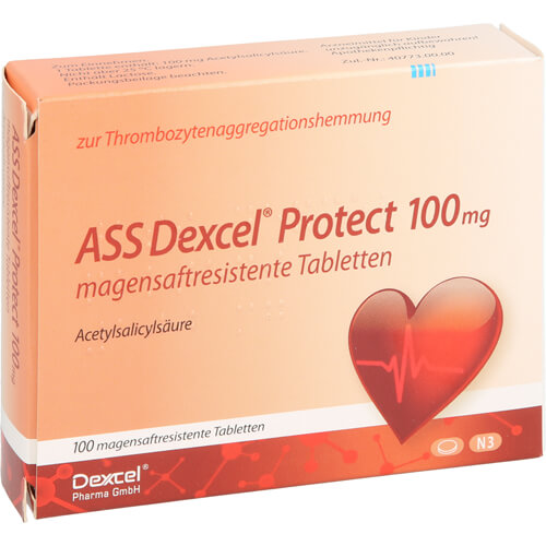 ASS Dexcel Protect 100 mg magensaftres.Tabletten