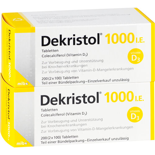 DEKRISTOL 1.000 I.E. Tabletten