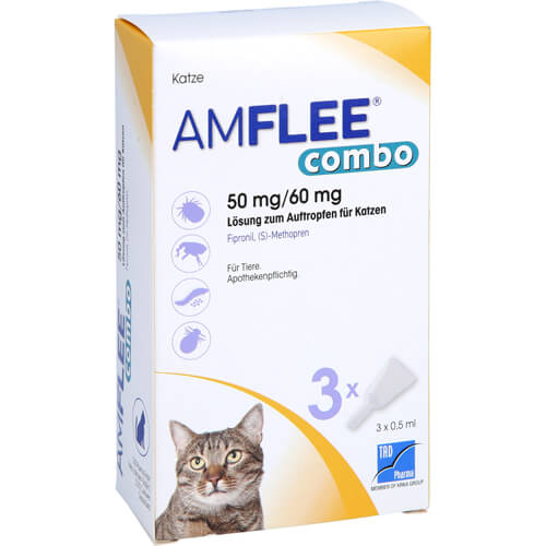 AMFLEE combo 50/60mg Lsg.z.Auftropfen f.Katzen