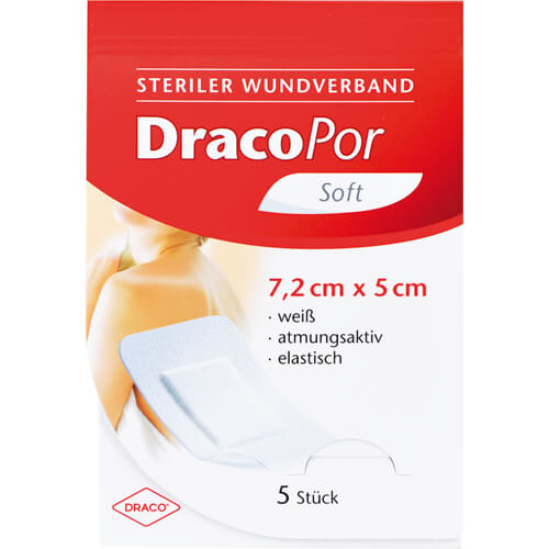 DRACOPOR Wundverband 5x7,2 cm steril